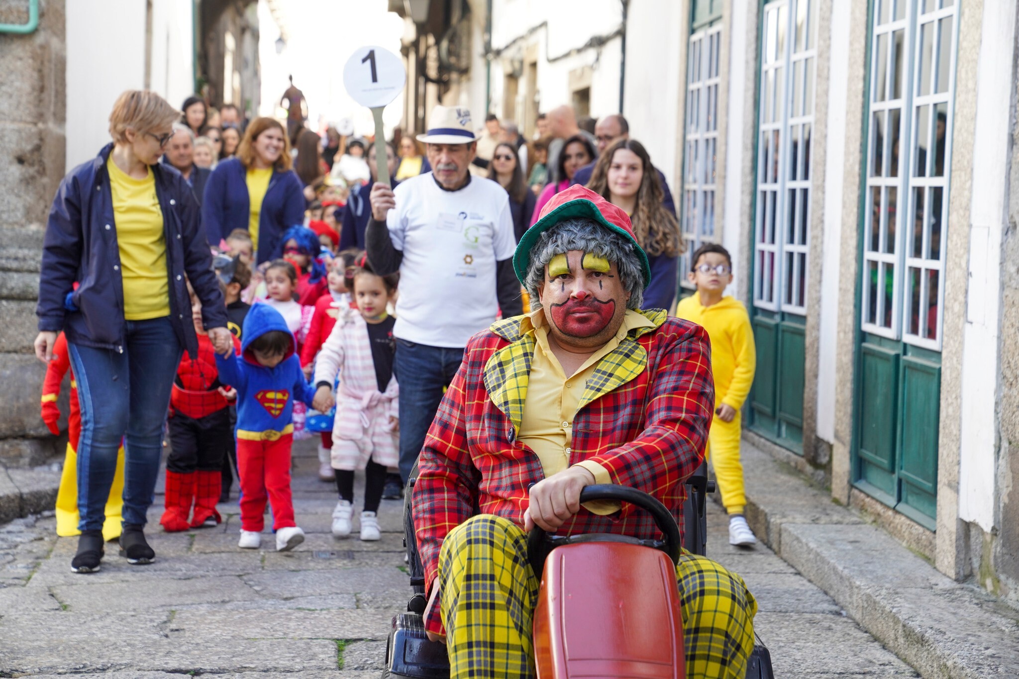 Desfile de Carnaval para as crianças