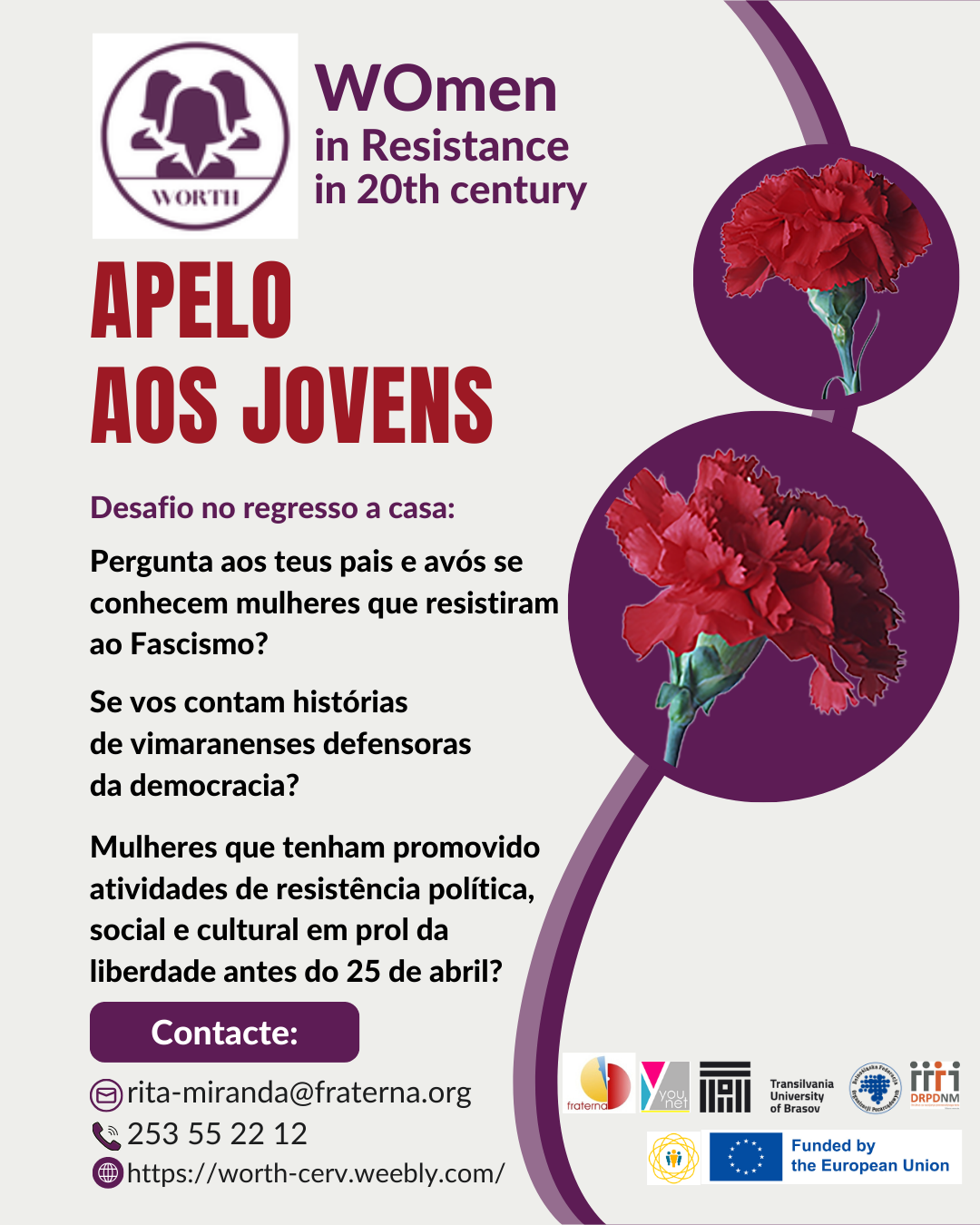 Estudantes desafiados a identificar mulheres vimaranenses antifascistas