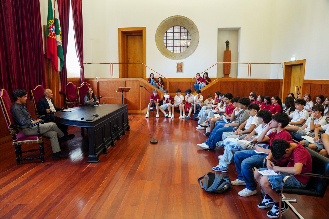 Aula de Geografia na autarquia