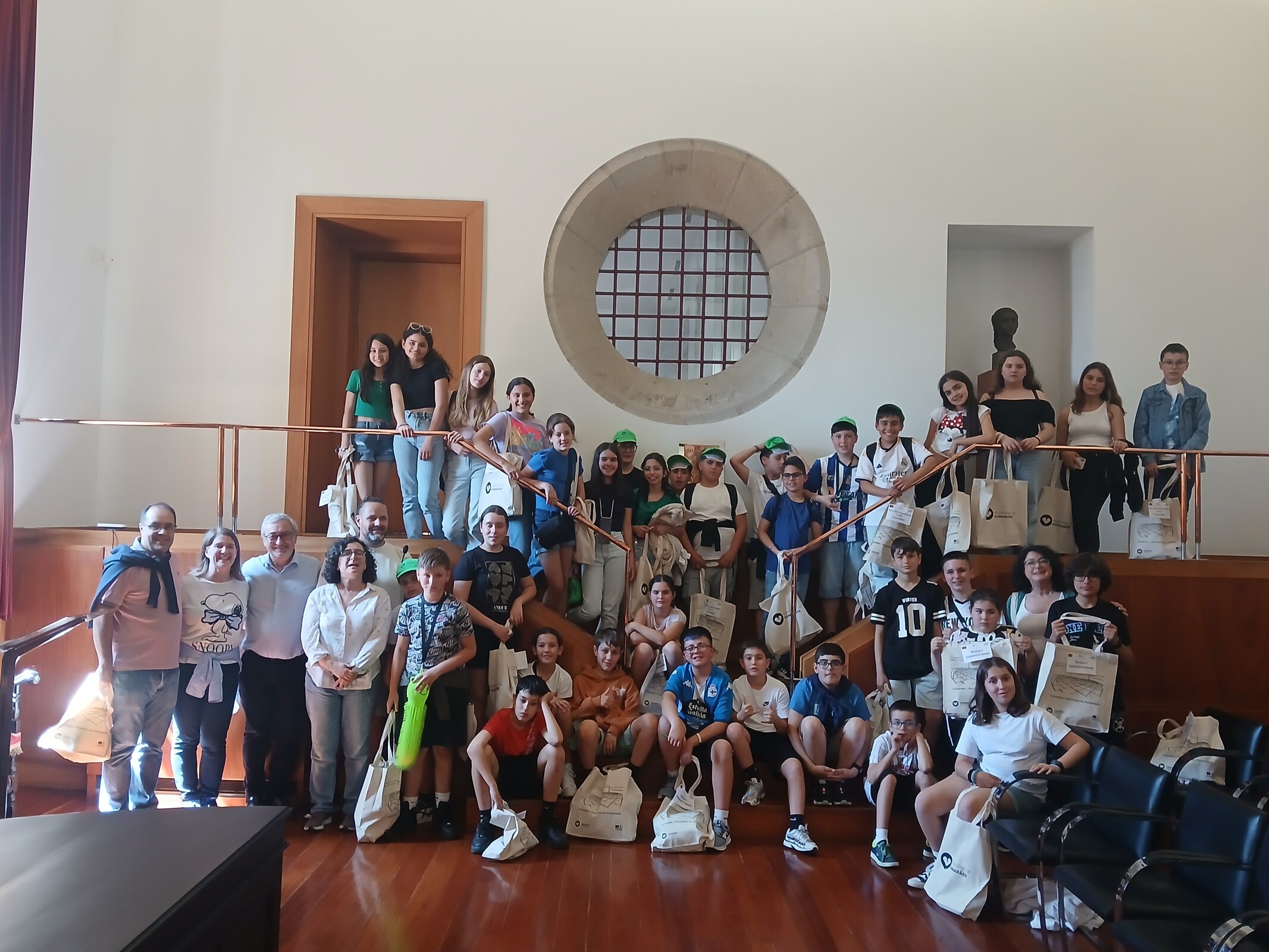 AE Abação recebe jovens do município galego da Ribeira